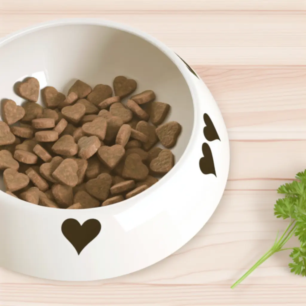Prémium állateledel tálban